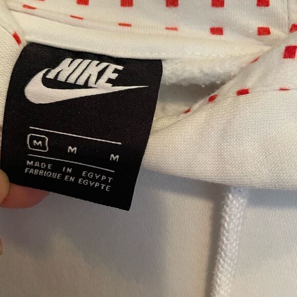 Nike Story of the Swoosh White Mens Hoodie M - Picture 12 of 16